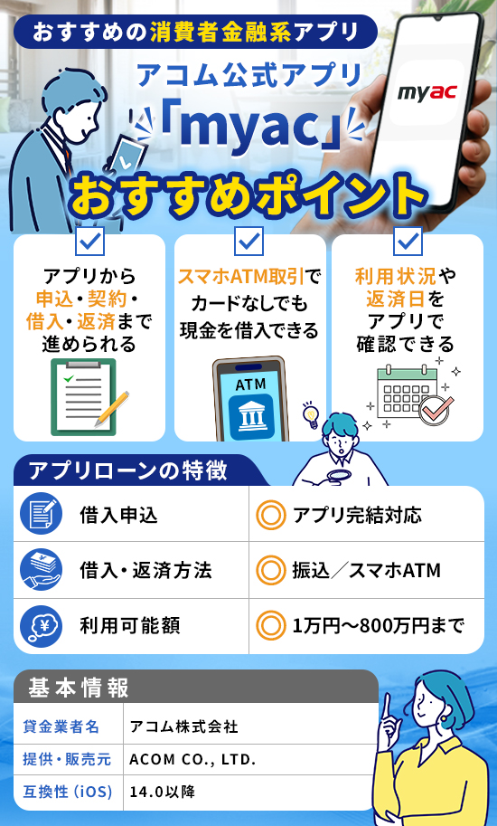 アコム公式アプリ「myac」の詳細画像