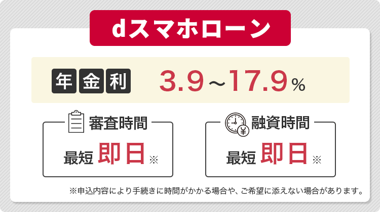 dスマホローンについてまとめた画像